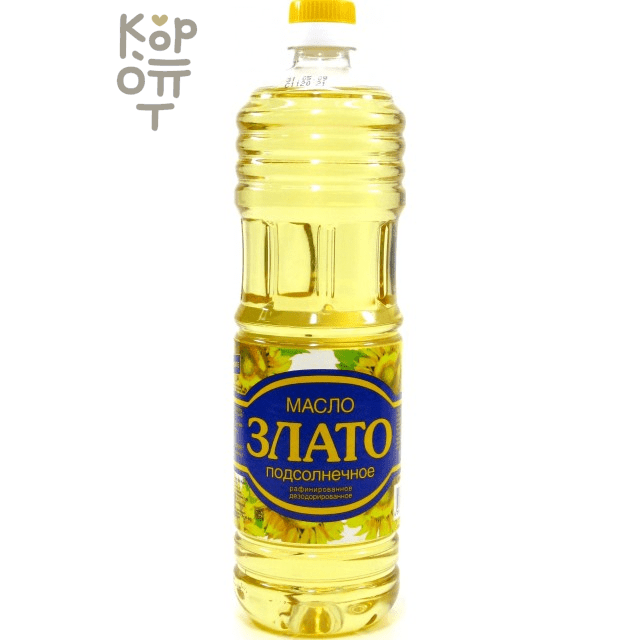 Злато - Масло подсолнечное рафинированное дезодорированное.