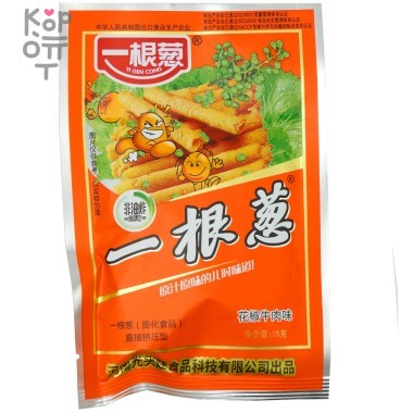 Чипсы Yi Gen Cong со вкусом перченой говядины, 15гр. — Корейские товары для всей семьи(КорОпт)