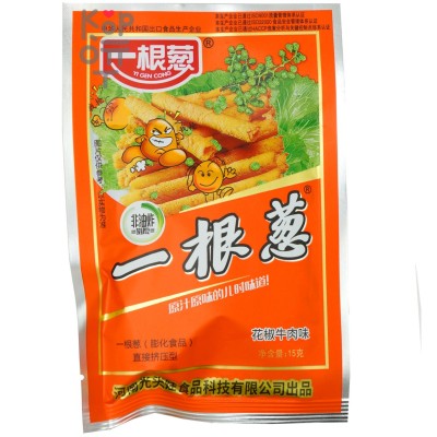 Чипсы Yi Gen Cong со вкусом перченой говядины, 15гр.