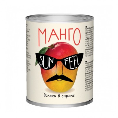Sunfeel — Манго дольки в сиропе 425 мл/425 г 1/24 жб
