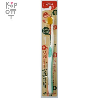 EQ MAXON Dentione - Зубная щетка с ионами золота, со сверхтонкими щетинками и ТОНКОЙ прорезиненной ручкой. — Корейские товары для всей семьи(КорОпт)