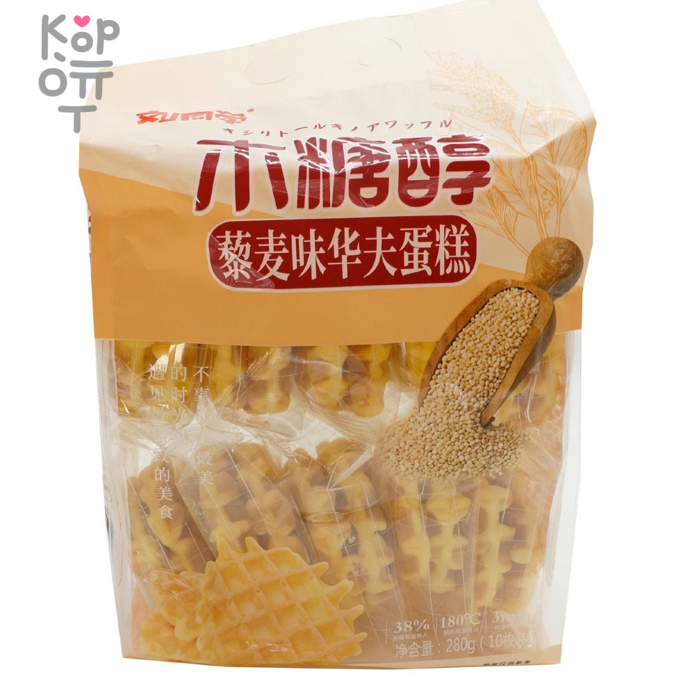 Вафли Haofuluo со вкусом Кунжута, купить с доставкой на дом фото 1 &mdash; Корейские товары для всей семьи(КорОпт)