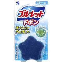 KOBAYASHI Bluelet Dobon Double Blue Mint - Очищающая и дезодорирующая таблетка для бачка унитаза с ароматом мяты 60гр. 