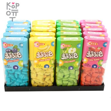 Жевательная резинка Colour Bubble - Сочные фрукты — Корейские товары для всей семьи(КорОпт)