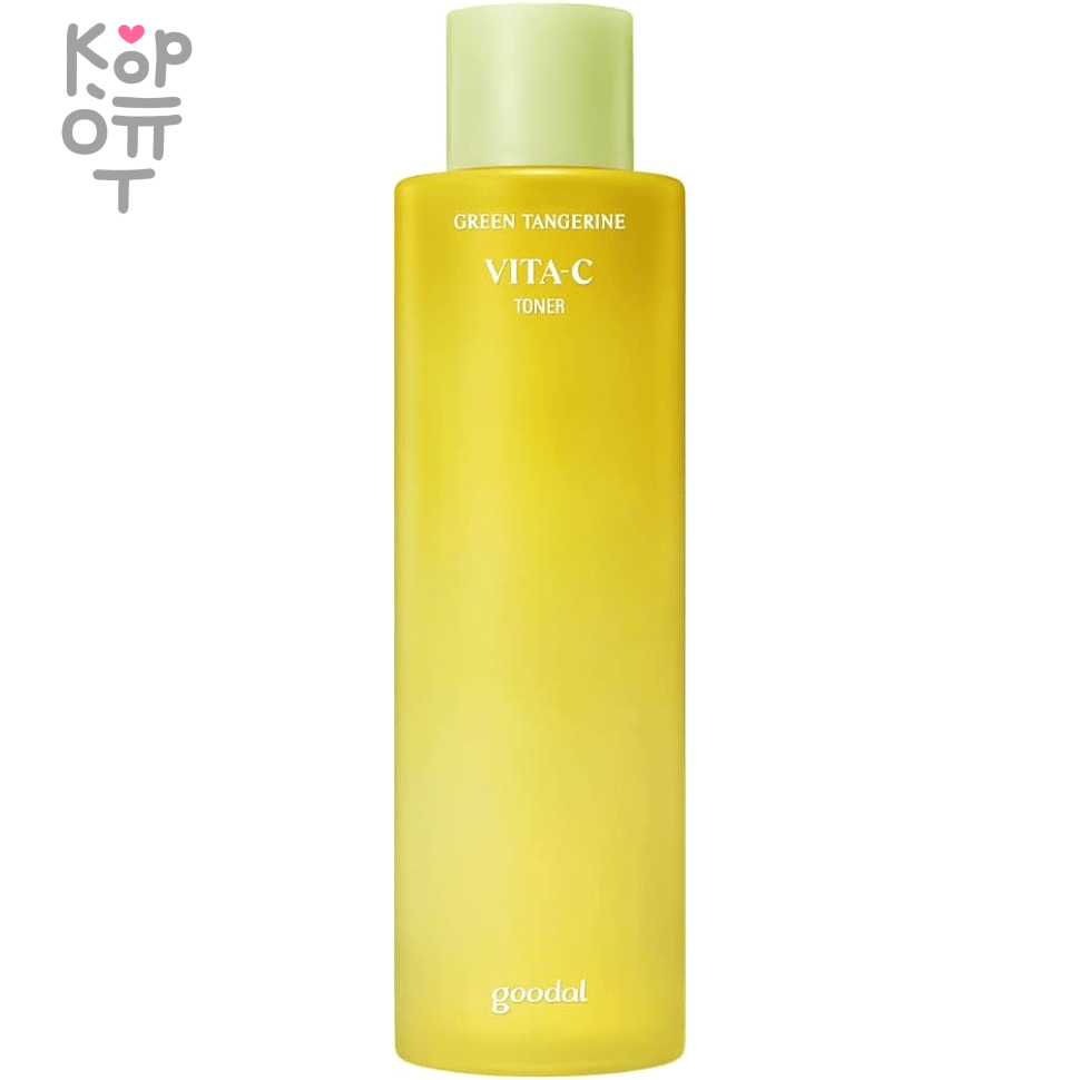 GOODAL Green Tangerine Vita C Toner - Осветляющий тонер для лица с экстрактом Мандарина 300мл., купить с доставкой на дом фото 1 — Корейские товары для всей семьи(КорОпт)