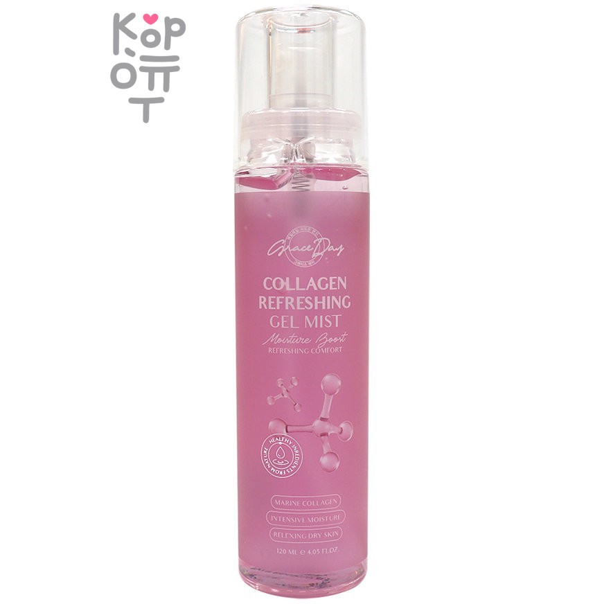 Grace Day Collagen Refreshing Gel Mist - Освежающий гель-мист для лица с Коллагеном 120мл.