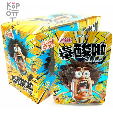 Кислая освежающая карамель YunHua Sour Candy - невероятный вынос мозга со вкусом ледяного Лимона — Корейские товары для всей семьи(КорОпт)