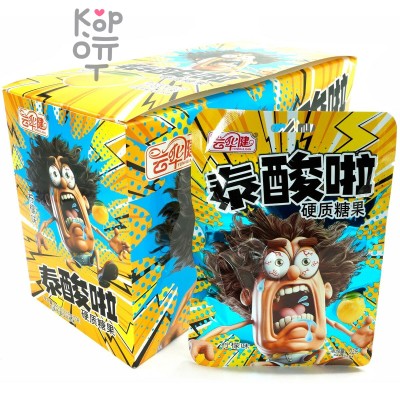 Кислая освежающая карамель YunHua Sour Candy - невероятный вынос мозга со вкусом ледяного Лимона