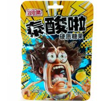 Кислая освежающая карамель YunHua Sour Candy - невероятный вынос мозга со вкусом ледяного Лимона