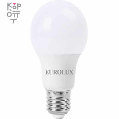 Светодиодная лампа Eurolux LL-E-A60-9W-230-2,7K-E27/груша, 9Вт, теплый белый, Е27