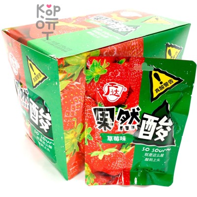 Кислая карамель Кислое предупреждение Sour Candy со вкусом Клубники