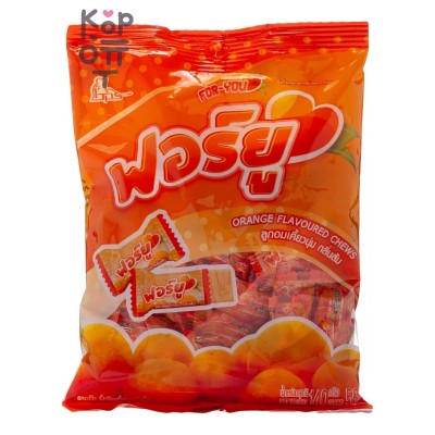 Boonprasert For You Flovoured Candy Orange - Конфета жевательная 50шт., со вкусом апельсина 140гр.