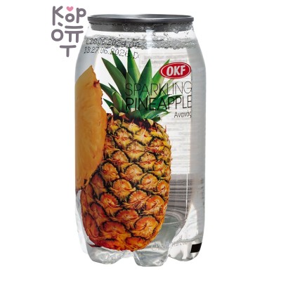 OKF Sparkling Pineapple - Газированный освежающий напиток, ананас 350мл.