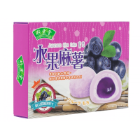 Bamboo House Japanese Rice Cake  - Японское рисовое пирожное Моти "Голубика" 6шт., 180гр.