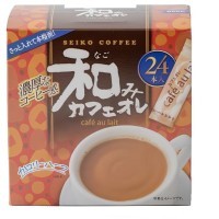Seiko Coffee Nagomi café au lait - Кофе растворимый с молоком в стиках 24шт./115гр.