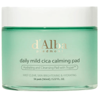 D`Alba Daily Mild Cica Calming Pad - Пэды для лица успокаивающие на основе экстрактов центеллы кислот белого трюфеля 165 мл