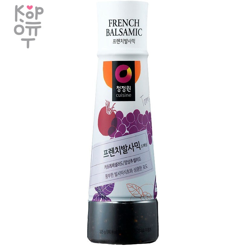 Соус Daesang French Balsamic Dressing (бальзамик) 325гр., купить с доставкой на дом фото 1 &mdash; Корейские товары для всей семьи(КорОпт)