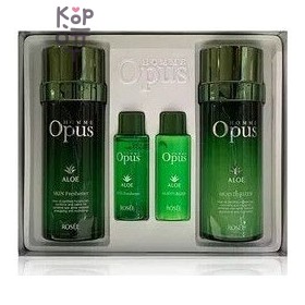 Rosee Opus Homme Aloe 2Pcs Set — мужской увлажняющий набор для лица с алоэ, 360 мл