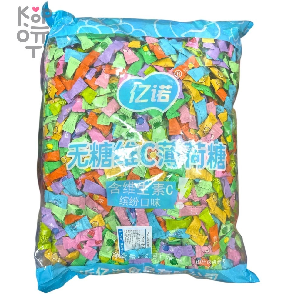 Конфеты Hutchinson карамель офисная, фруктовая с витамином С, 2,5кг, купить с доставкой на дом фото 1 &mdash; Корейские товары для всей семьи(КорОпт)