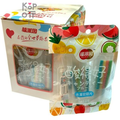 Мармелад Sonice Fruit Soft Candy Фруктовые полоски