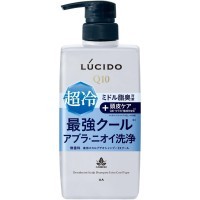 Mandom Lucido Deodorant Shampoo - Мужской шампунь для глубокой очистки кожи головы и удаления неприятного запаха с антибактериальным и охлаждающим эффектом и флавоноидами (для мужчин после 40 лет) 450мл.