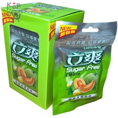 Конфеты Lishuang Sugar Free со вкусом дыни и мяты, 180гр. — Корейские товары для всей семьи(КорОпт)