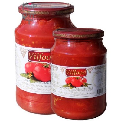 Vilfood - Томаты очищенные в собственном соку 