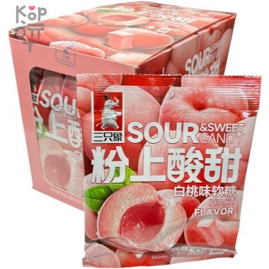 Кислый мармелад Elephant спелые фрукты, со вкусом Персика — Корейские товары для всей семьи(КорОпт)