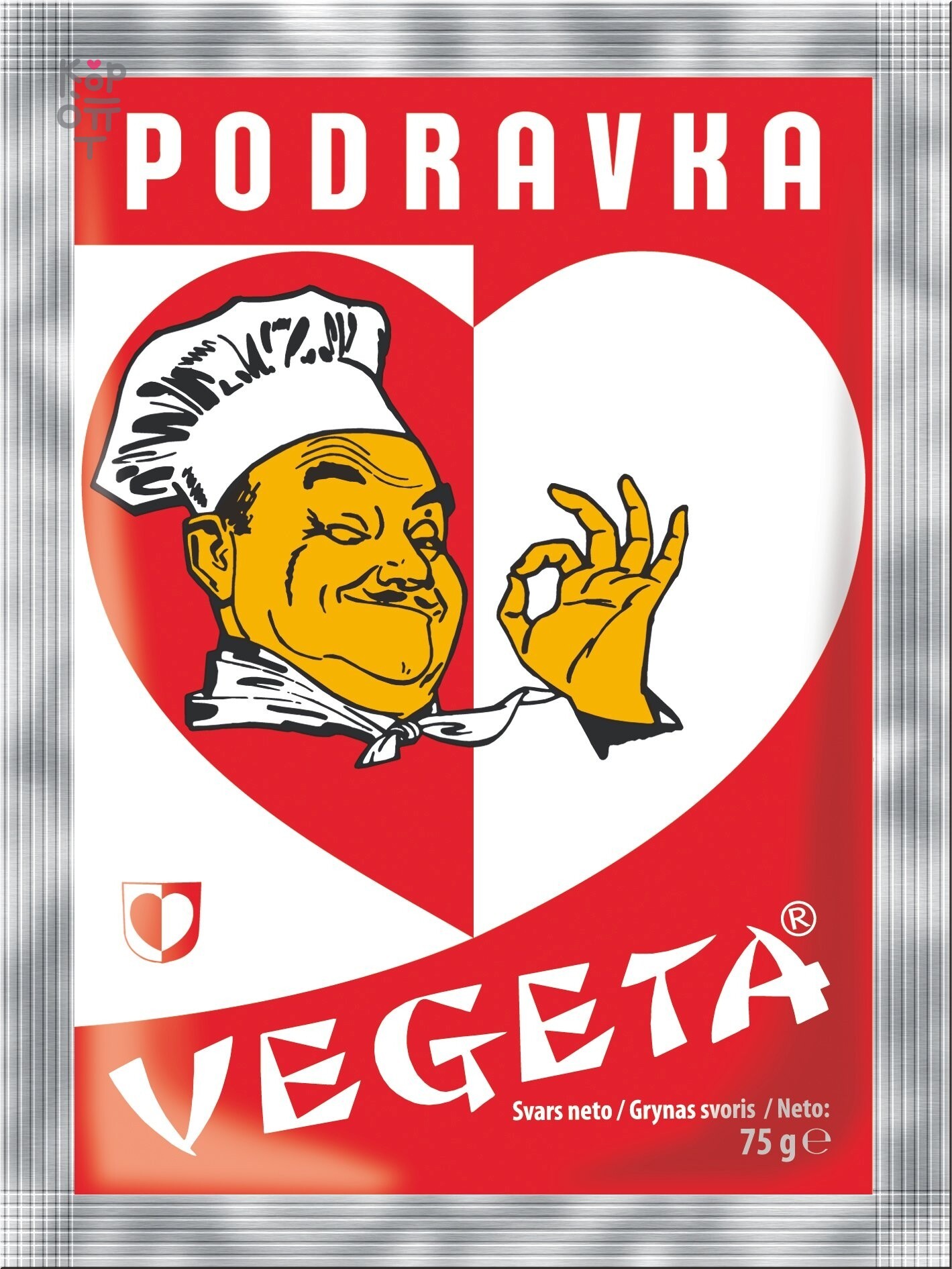 Vegeta — Приправа от Podravka, 75 г, коробка 35 шт