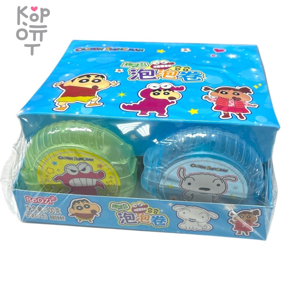 Жевательная резинка Boozi Super Crispy Gum - с фруктовой начинкой, купить с доставкой на дом фото 1 &mdash; Корейские товары для всей семьи(КорОпт)