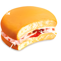 Orion Choco Pie Fresh Pie - Чоко пай Орион Фреш Пай Клубника-Малина 12шт., 360гр. 