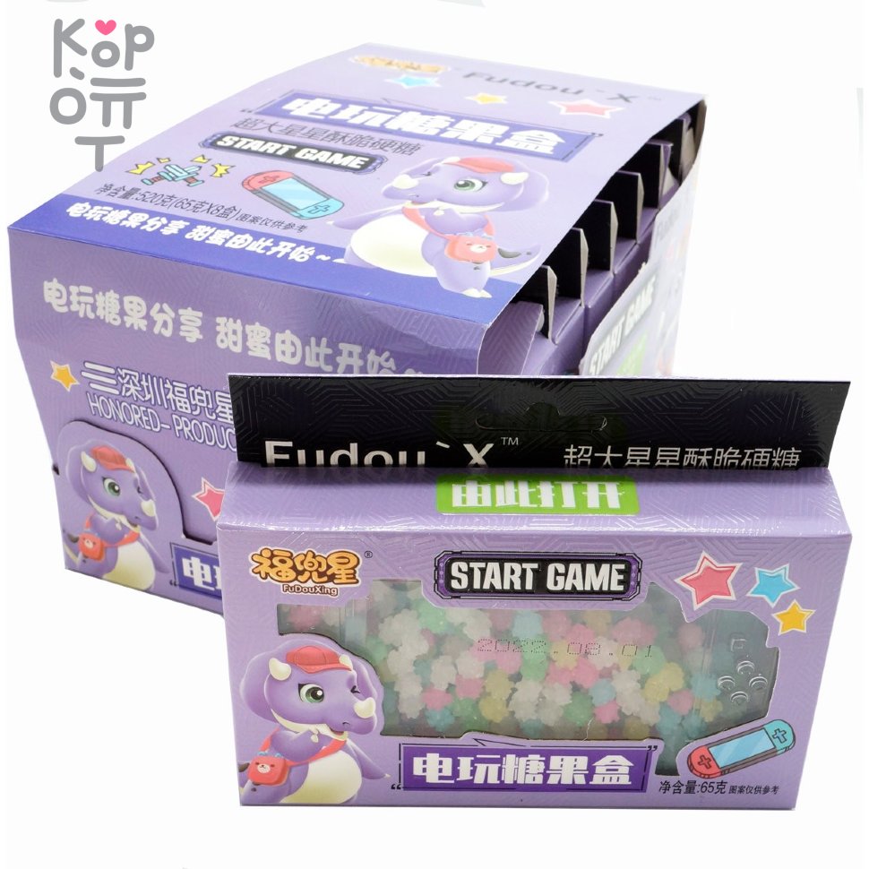 Конфеты Fudou Start Game с фруктовым вкусом, драже Ягодки по цене 130 руб.  в интернет магазине Корейские товары для всей семьи(КорОпт)