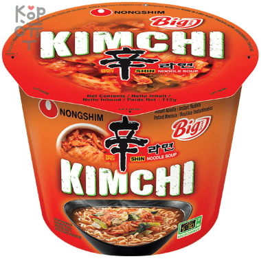 Лапша сублимированная NONGSHIM Kimchi Ramyun - Кимчи Рамен  — Корейские товары для всей семьи(КорОпт)