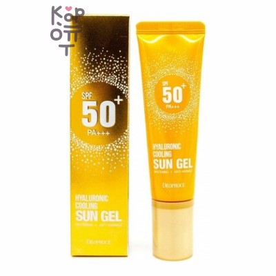 Deoproce Hyaluronic Cooling Sun Gel SPF50+/PA+++ - Охлаждающий солнцезащитный гель с гиалуроновой кислотой, 50 г
