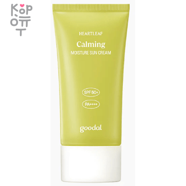 GOODAL Houttuynia Cordata Calming Mineral Filter Sun Cream 50+ PA++++ - Успокаивающий солнцезащитный крем с Минералами 60гр. &mdash; Корейские товары для всей семьи(КорОпт)