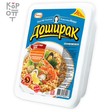 Доширак - Лапша быстрого приготовления со вкусом морепродуктов 90гр.*24шт.  &mdash; Корейские товары для всей семьи(КорОпт)