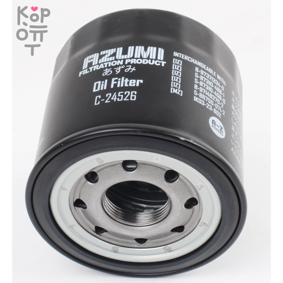 C526/C24526 AZUMI - Фильтр масляный   , купить с доставкой на дом фото 1 — Корейские товары для всей семьи(КорОпт)