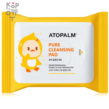 Atopalm Pure Cleansing Pad - Детские очищающие салфетки 30шт.  — Корейские товары для всей семьи(КорОпт)