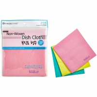 SUNG BO Салфетка для кухни универсальная №019 "Non Woven Dishcloth" - 40см×38см, вискоза, полиэстер 3шт.