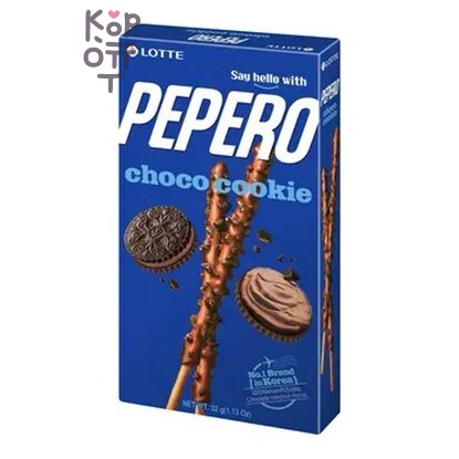 Lotte Pepero Choco cookie - Соломка в шоколадной глазури, 32 г