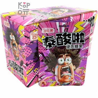 Кислая освежающая карамель YunHua Sour Candy - невероятный вынос мозга со вкусом ледяного Персика