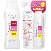 UTENA Simple Balance Лосьон для лица 3 в 1 с тремя видами коллагена для придания коже сияния и упругости