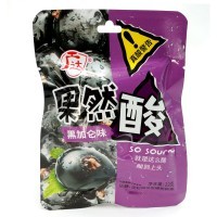 Кислая карамель Кислое предупреждение Sour Candy со вкусом Черной смородины