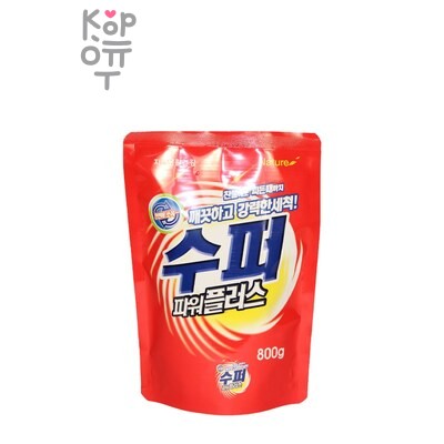 Nature powder detergent — Стиральный порошок, Super Power plus (мягкая упаковка), 800 г