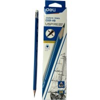 Deli Uspire Graphite Pencil C001-HB - Карандаш для черчения, трехгранный, жесткость HB