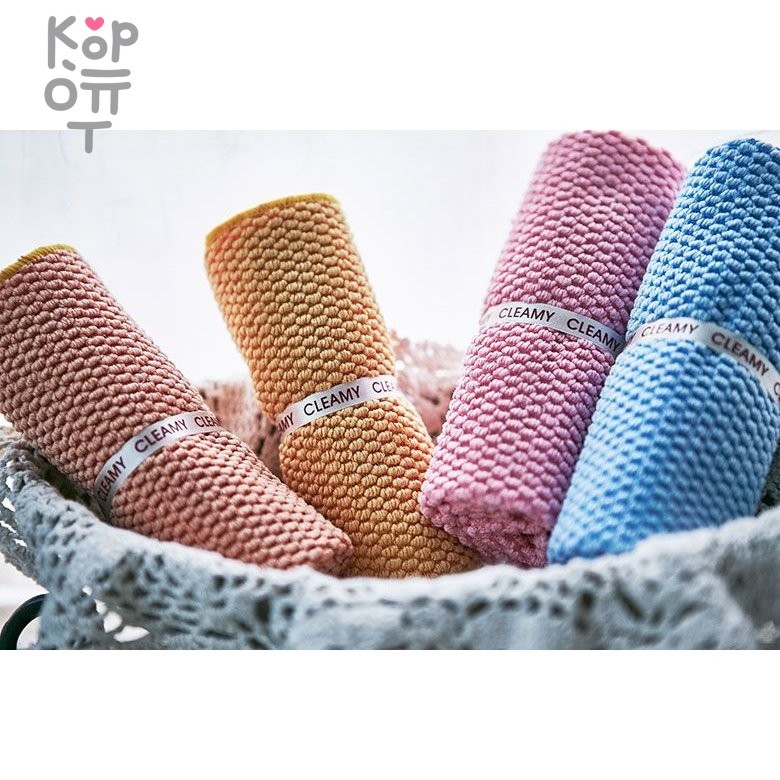 SUNG BO Салфетка для кухни универсальная №422 30*40см Sweety Dishcloth - микрофибра, купить с доставкой на дом фото 1 — Корейские товары для всей семьи(КорОпт)