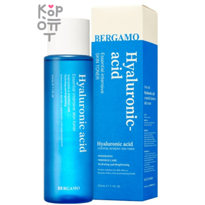 Bergamo Hyaluronic Acid Essential Toner - Тонер для лица с Гиалуроновой Кислотой 210мл.