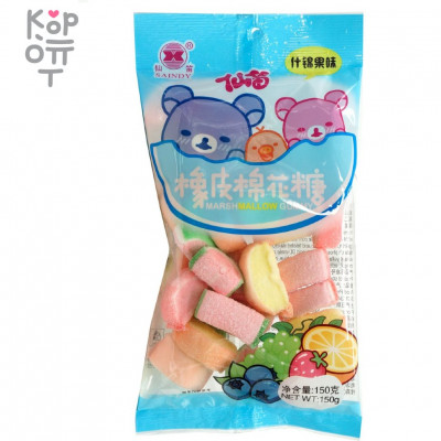Зефир Saindy Фруктовые дольки в сахарной посыпке, 150гр.