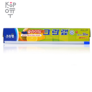 Clean Wrap - Плотная пищевая пленка с ножом для отрезания 25см.*50м. &mdash; Корейские товары для всей семьи(КорОпт)