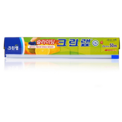 Clean Wrap - Плотная пищевая пленка с ножом для отрезания 25см.*50м.